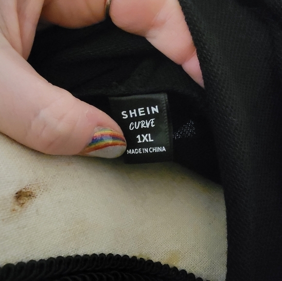NWOT SHEIN Hoodie Sz 1XL - Picture 4 of 5